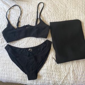 black triangl bikini